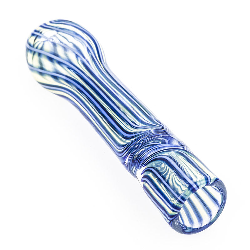 Blue Swirl One Hitter Glass Pipe