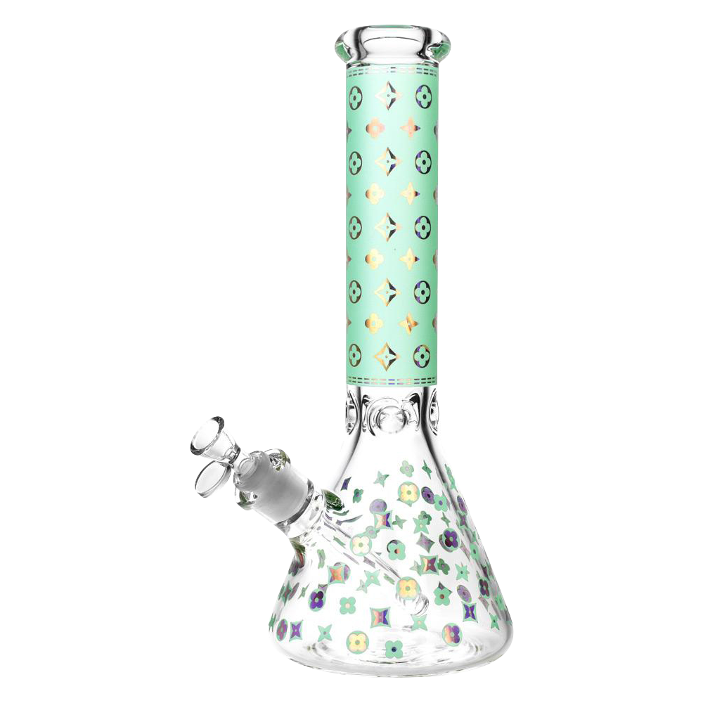 Designer Floral Diamond Print Bong