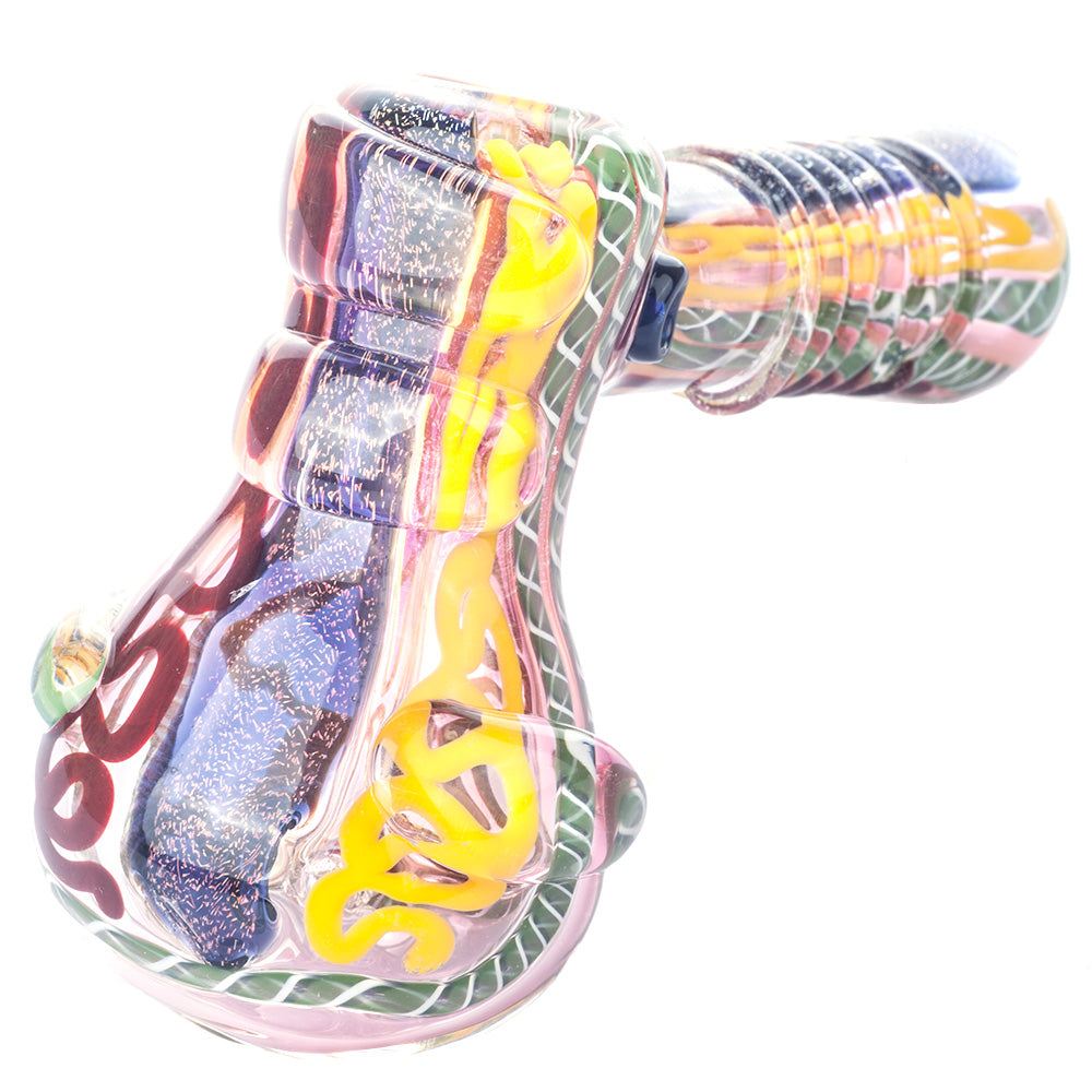 Fumed Glass Hammer Bubbler w/ Milli Scheme