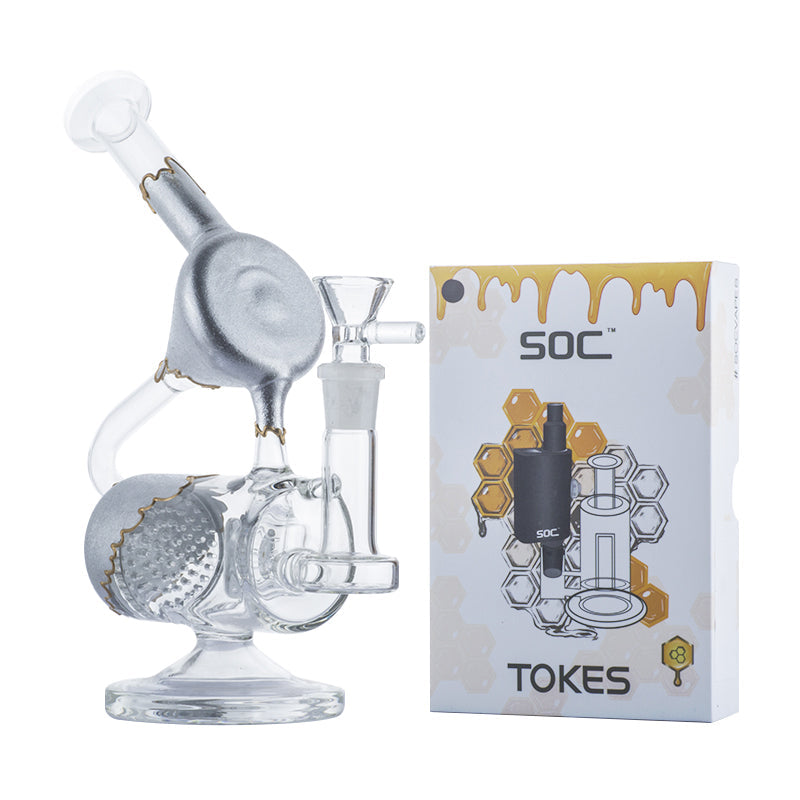 Multiple Perc Bong w/ SOC Tokes Vaporizer Set