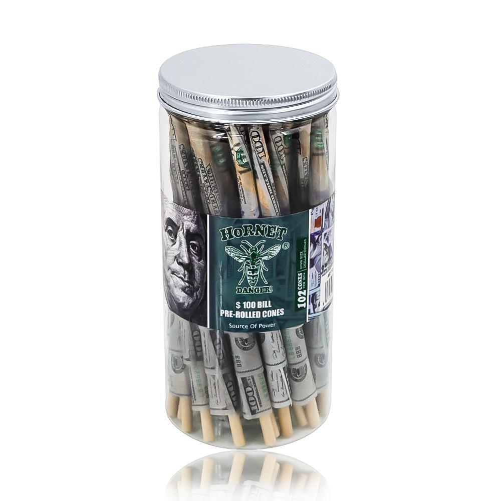 Dollar Bill Design Pre-Rolled Cones - Pack of 72
