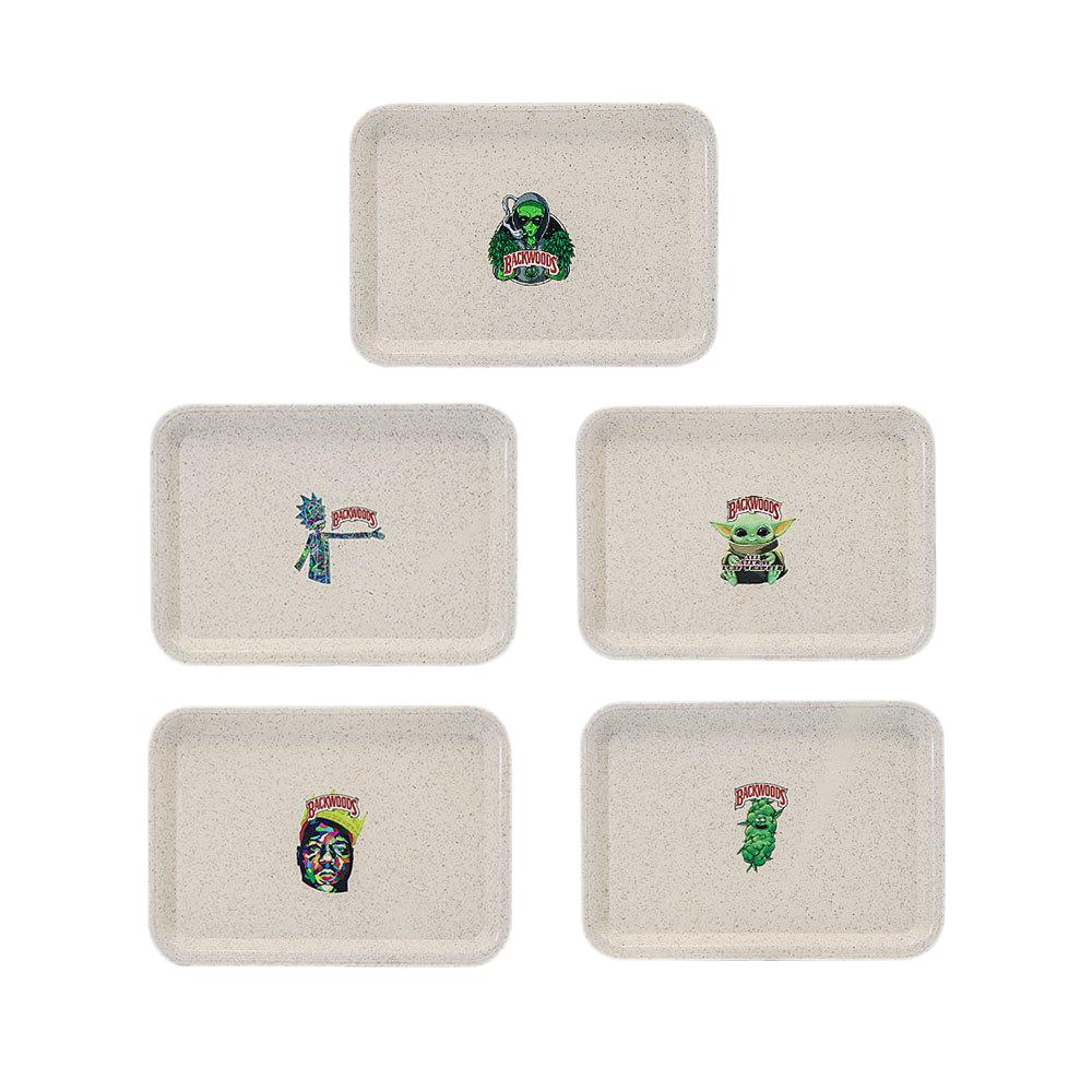 Multi Pattern Plastic Cigarette Rolling Tray