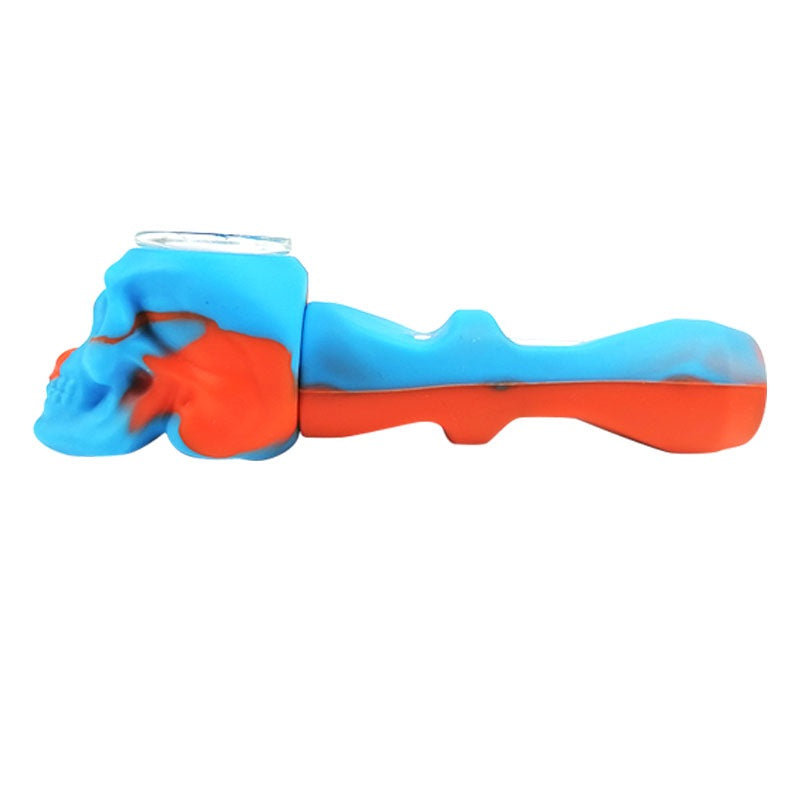 Skull Silicone Hand Pipe