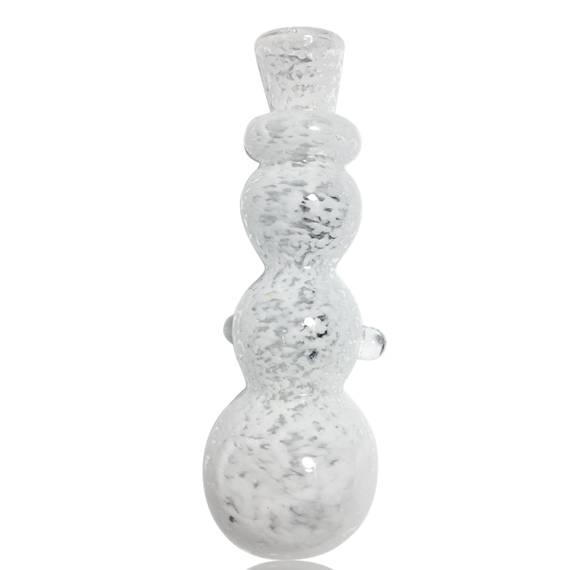 Snowman Glass Hand Pipe