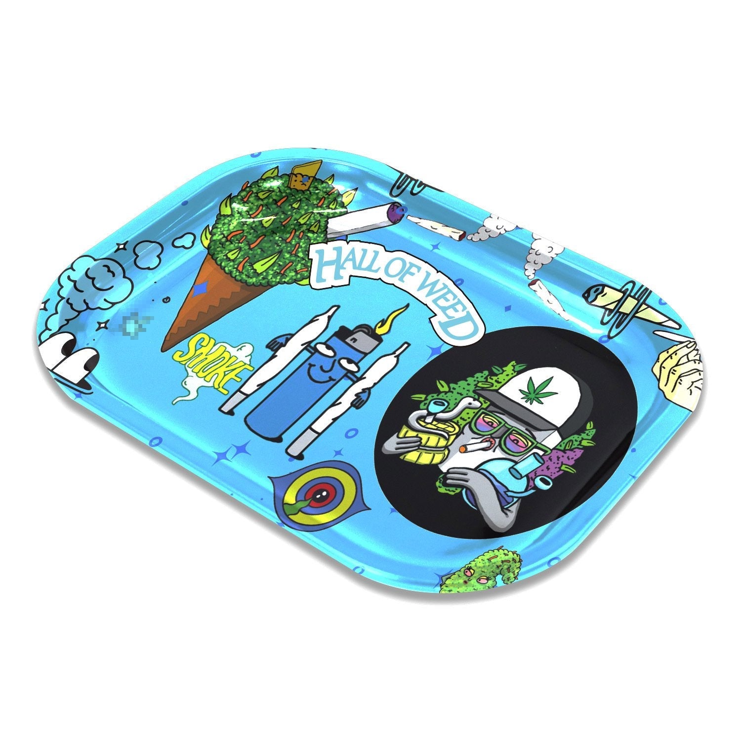Multi Pattern Portable Tinplate Rolling Tray