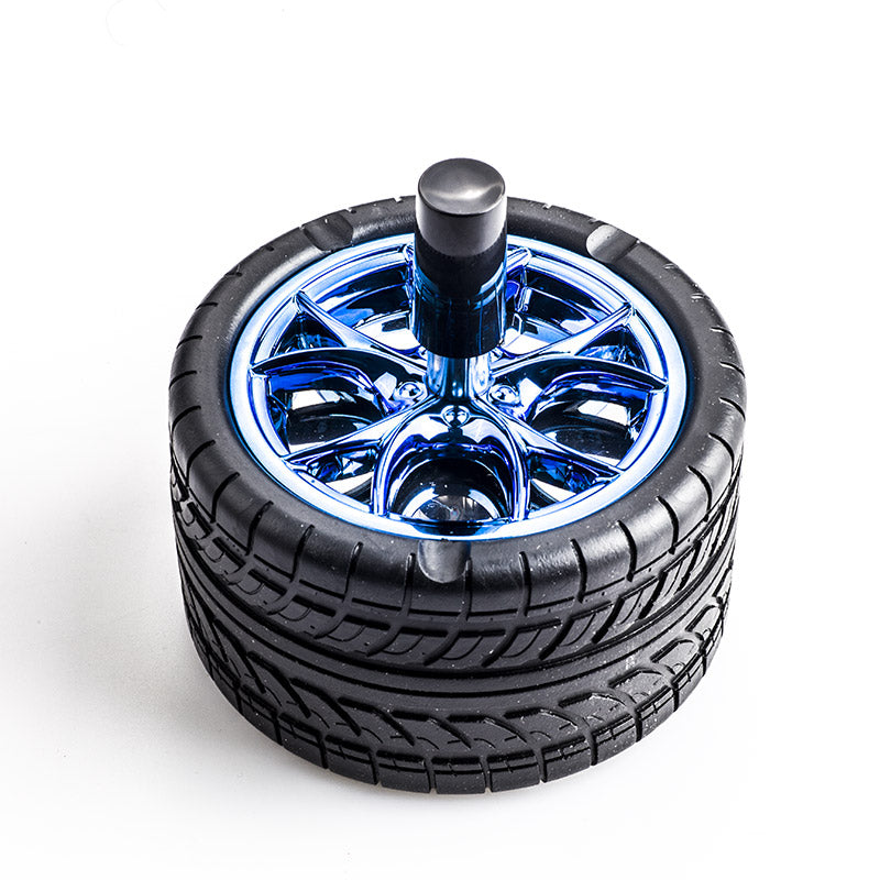 Tire Wheel Spinning Ashtray (Random Color)