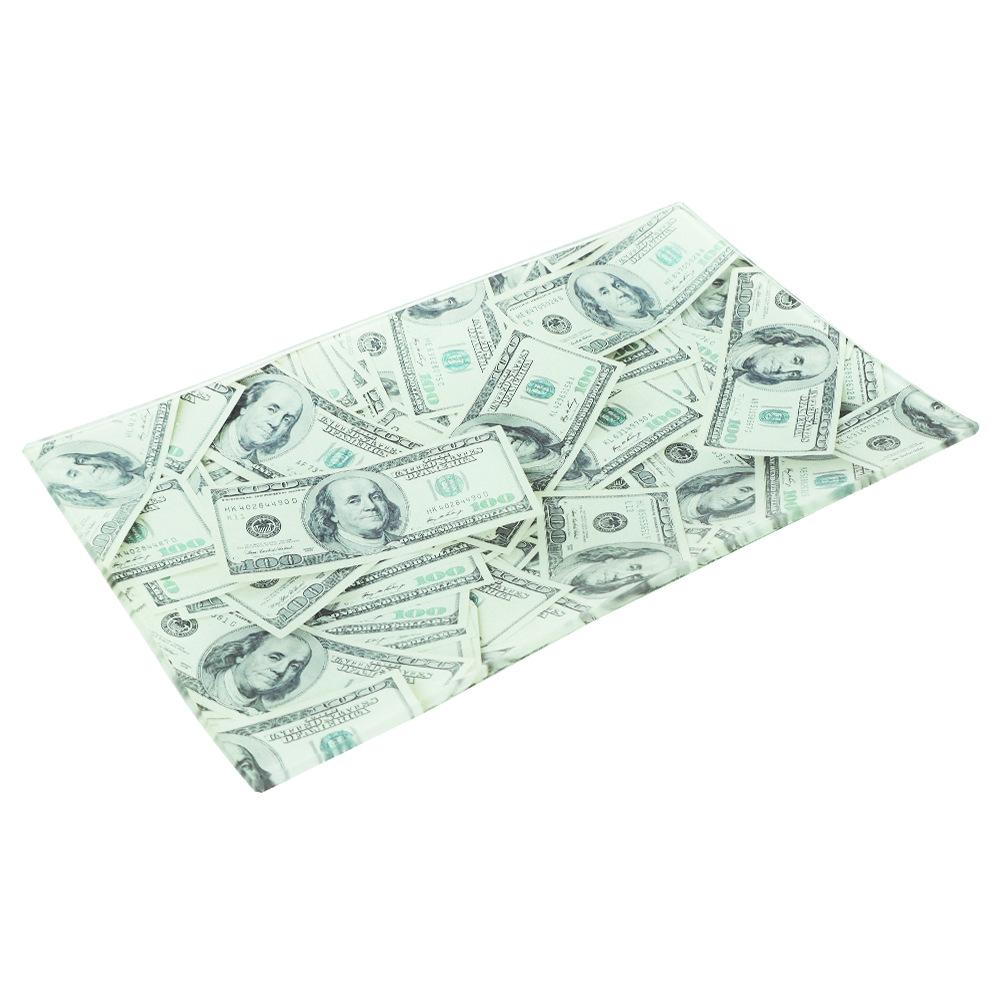 Anti Falling Glass Cigarette Smoking Rolling Tray