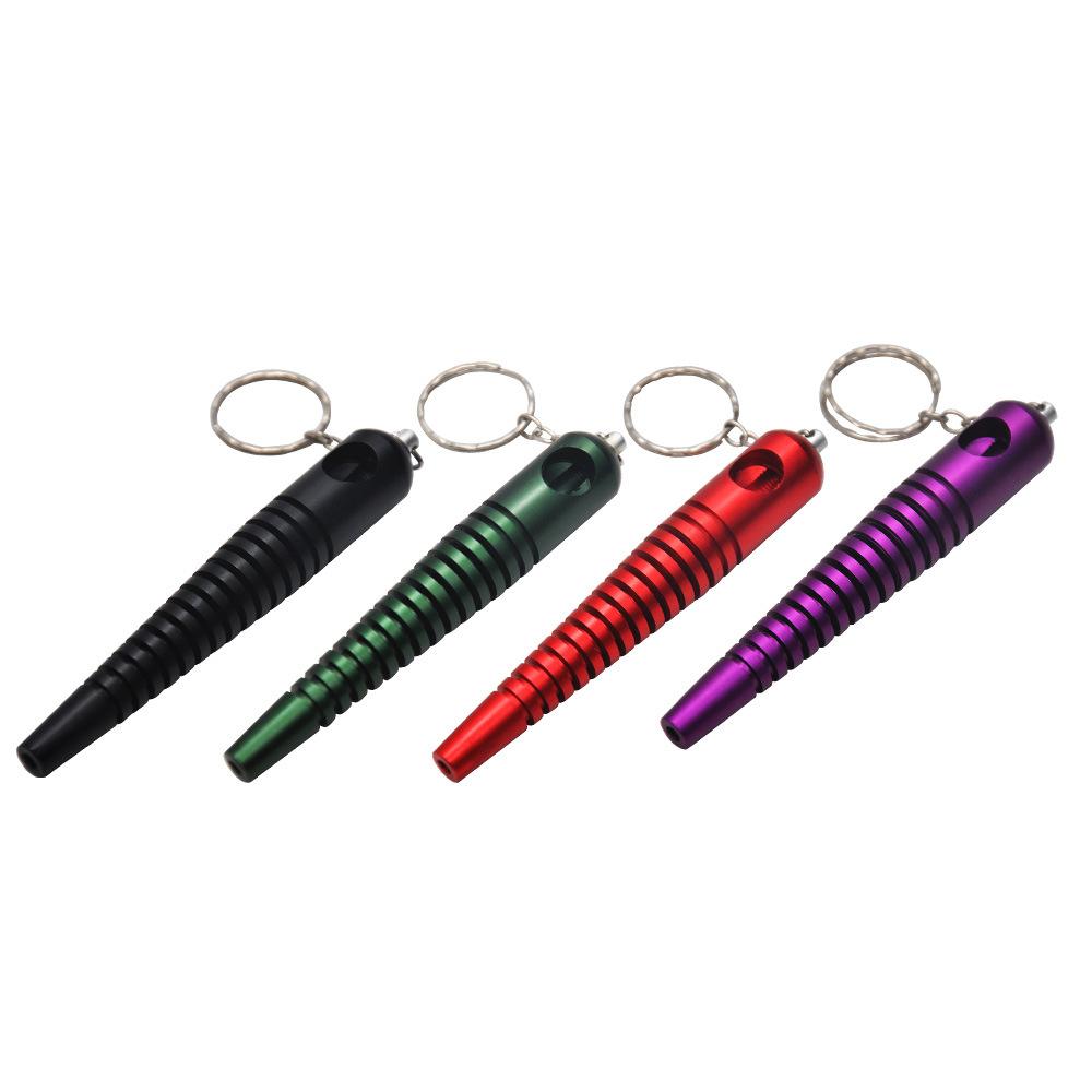 Cone Thread Key Chain Metal Pipe
