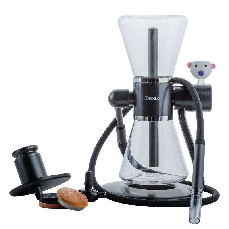 SANDGLAS Gravity Bong w/ Weed Grinder Bong Bowl Set