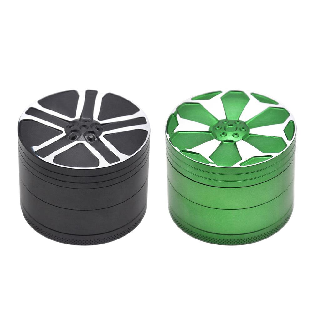 Rim Aluminum Alloy Herb Grinder 4 Layer