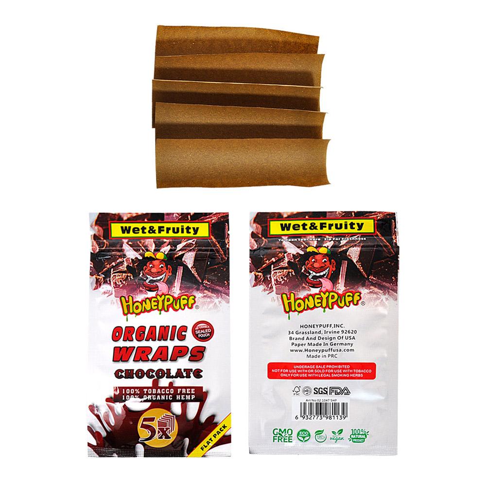 HoneyPuff Chocolate Organic Rolling Papers - 50 Packs