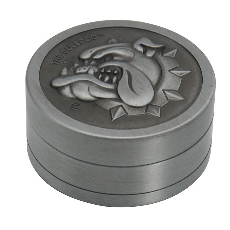 Dog Head Pattern Zinc Alloy Weed Grinder
