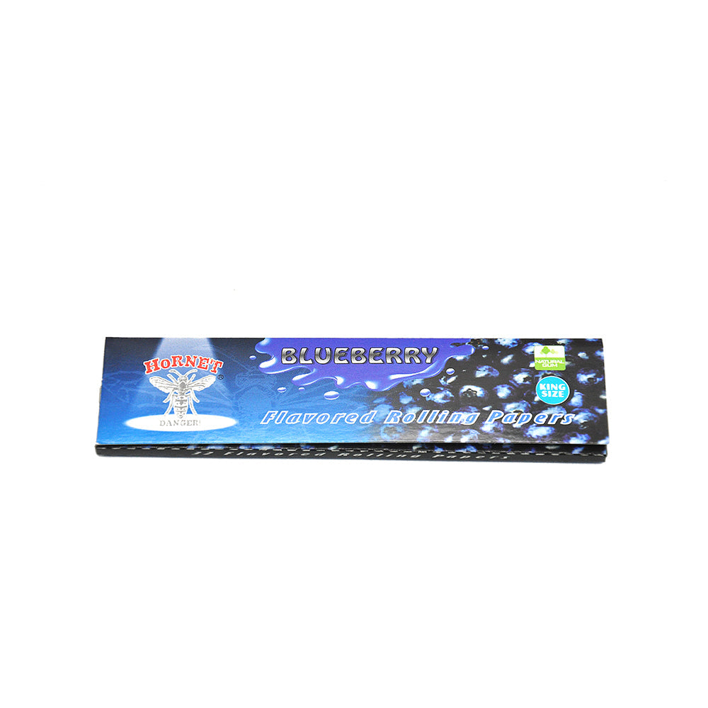 Hornet Kingsize Blueberry Flavored Rolling Paper 5 Booklets