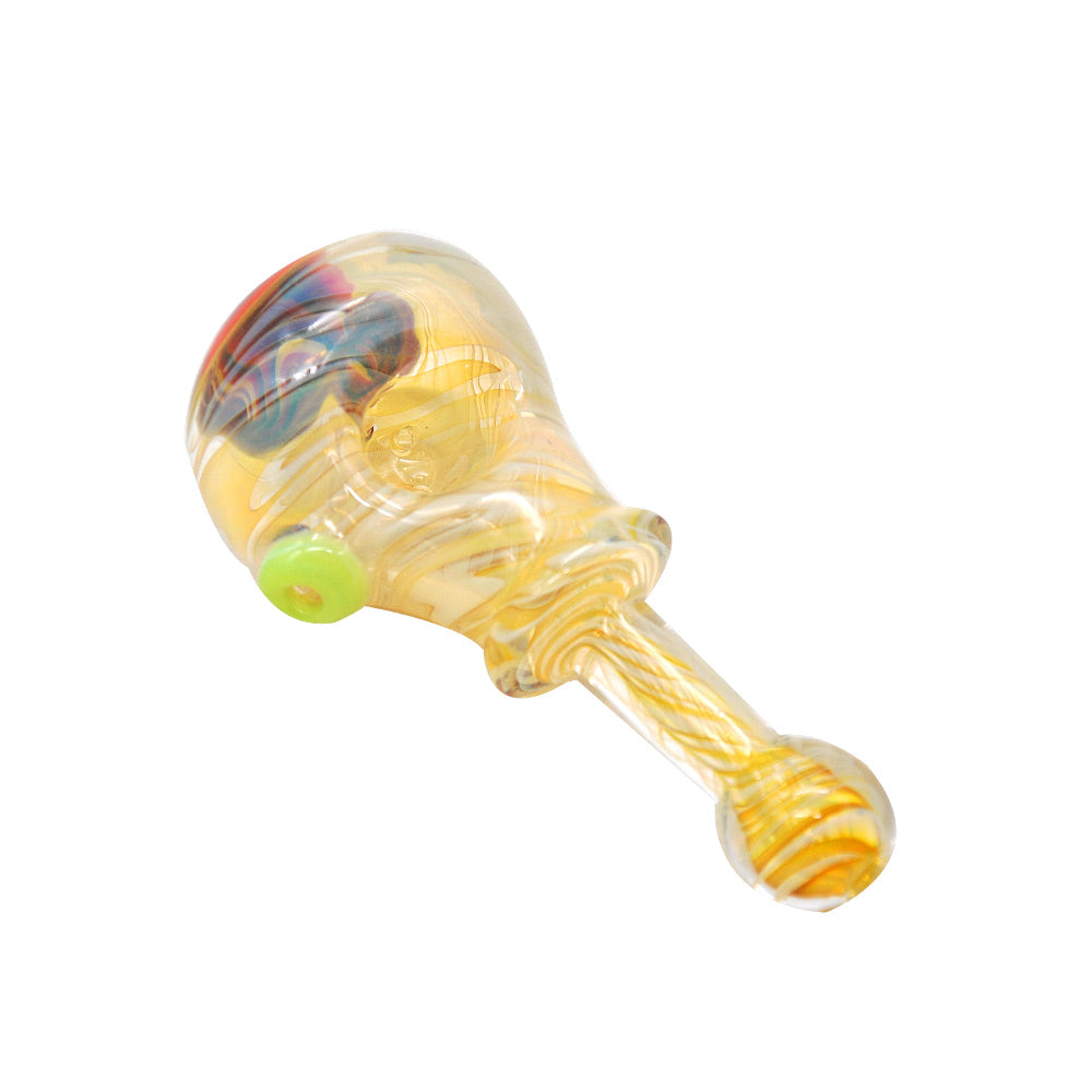 Spiral Glass Tobacco Pipe