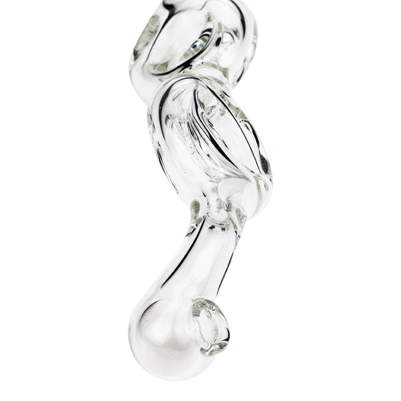 Clear Glass Donut Nectar Collector