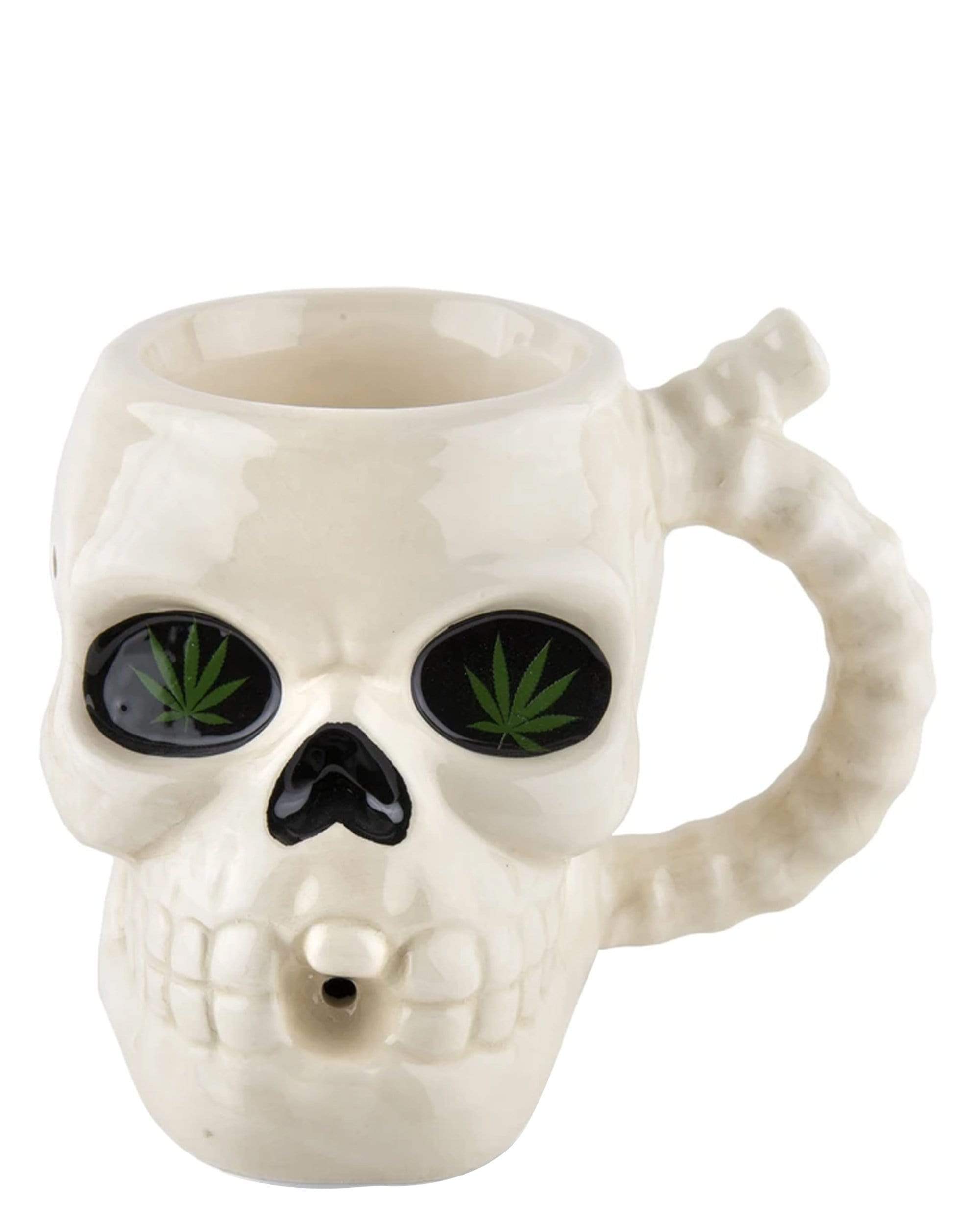Skull Shaped Pipe Mug