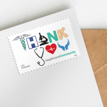 2024 Thank You, Healthcare CommunityStamps, Sheet of 20 Forever