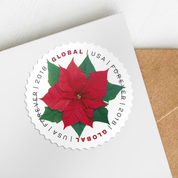 Poinsettia Stamps 2018