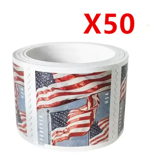 U.S. Flag 2022 50 Rolls