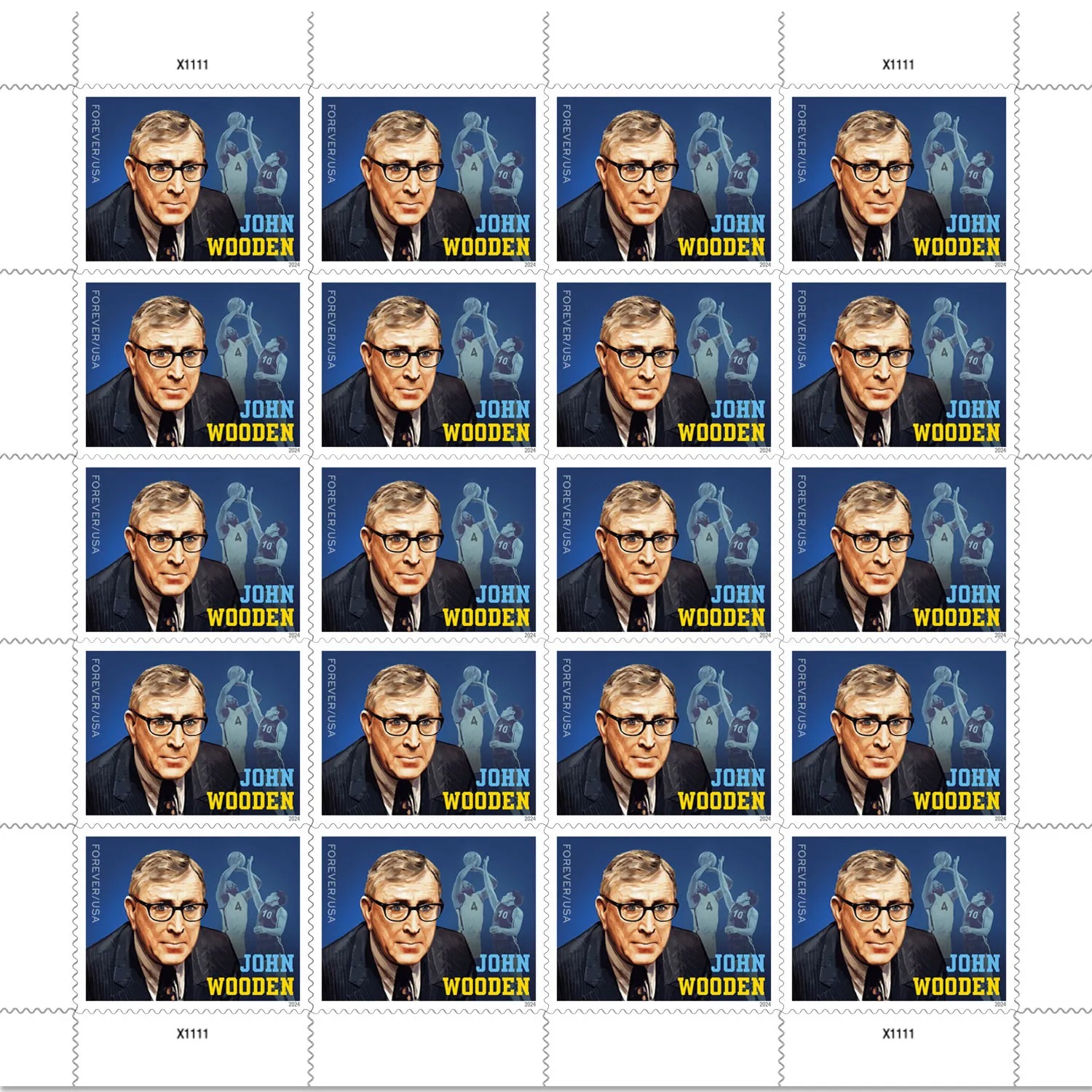 2024 U.S Forever Stamps - John Wooden