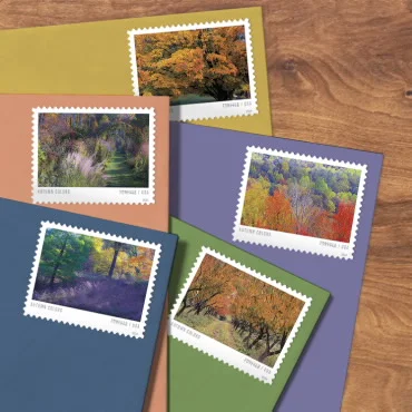 2024 forever stamps Autumn Colors