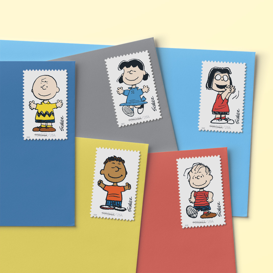 Charles M. Schulz Stamps 2022