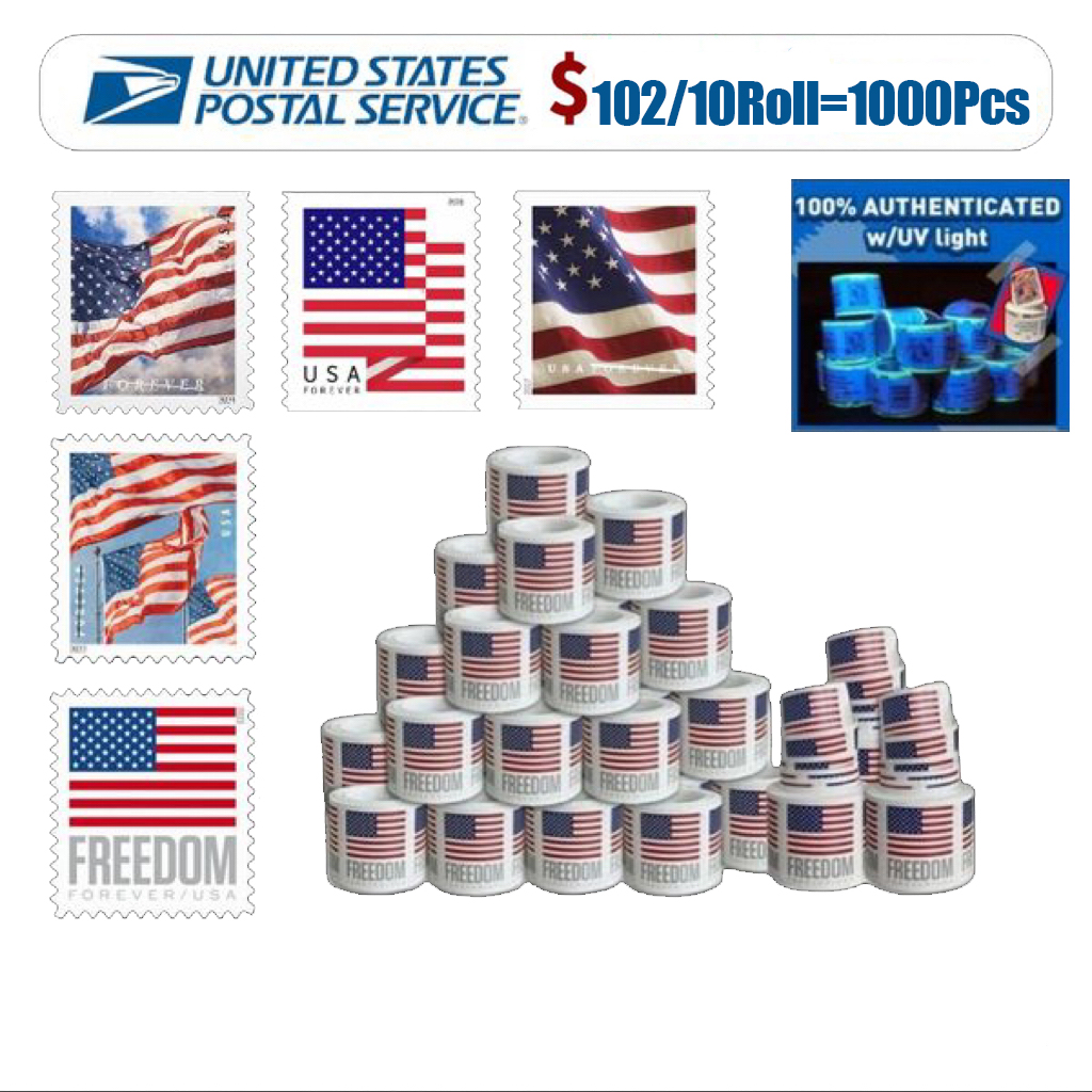 【Big Discount!】U.S Flag Stamp Collection
