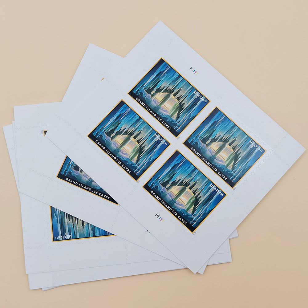 2020 US Grand Island Ice Caves Stamps