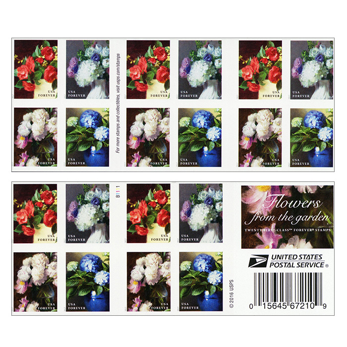 Flowers from the Garden Forever Stamps