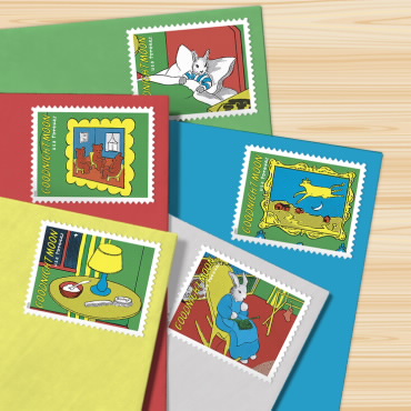 Goodnight Moon Stamps, Sheet of 16