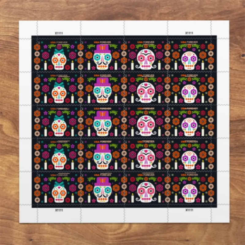 Day of the Dead Stamps - 2021