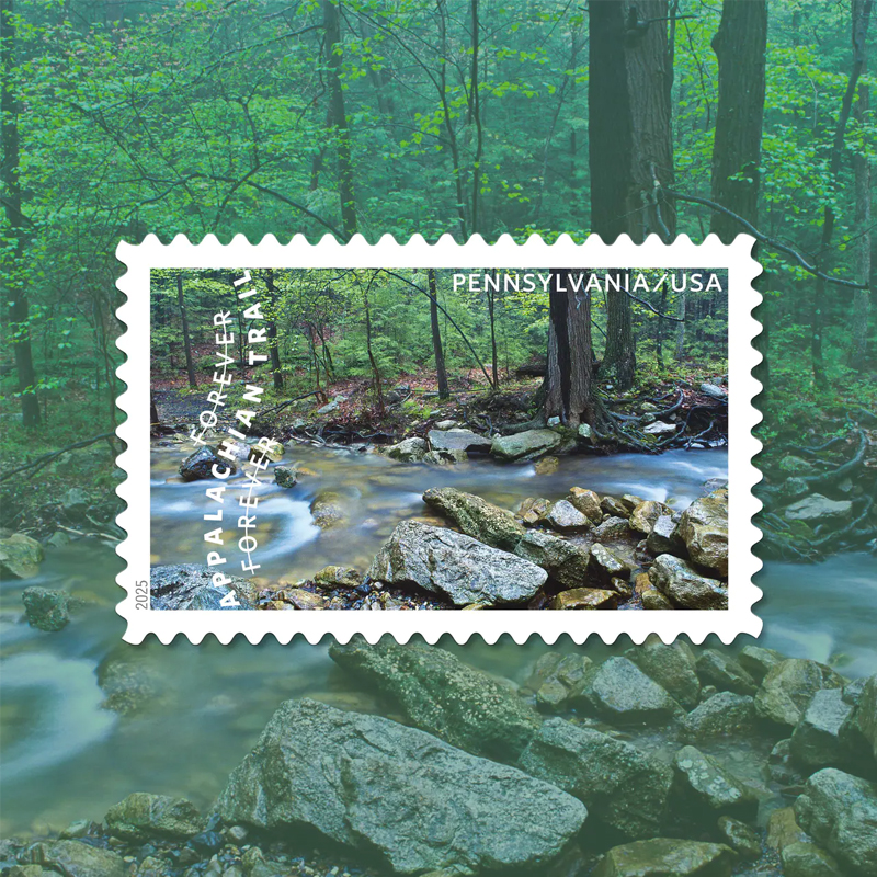 2025 The Appalachian Trail Forever Stamps, Sheet of 15 |Multiple Stamp Designs