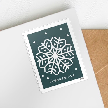 2024 Winter Whimsy Stamps, Book of 20 Forever |Multiple Stamp Designs