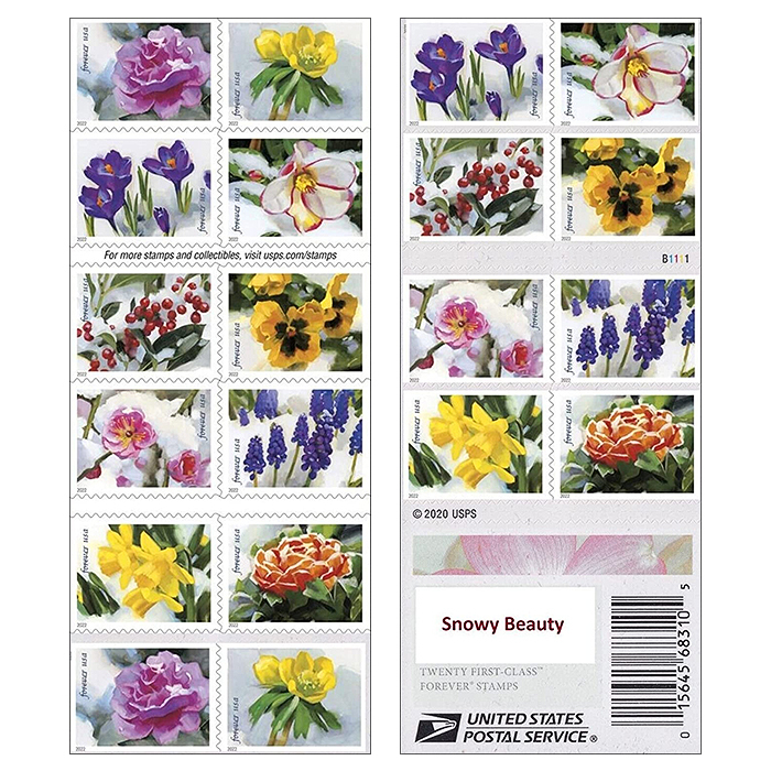 Snowy Beauty Stamps 2022