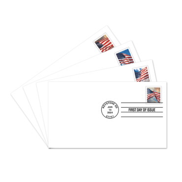 [$5.88/Roll] 100 Rolls=10000 stamps Limited Stock! 2017~2024 USA Flag Stamps - Perfect for small businesses and weddings as well as everyday mailings or special occasions.