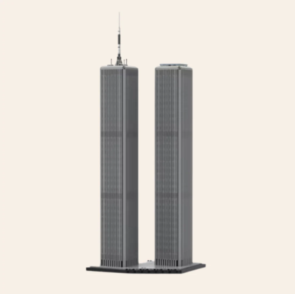 World Trade Center Twin Towers 1:800 Scale 2111