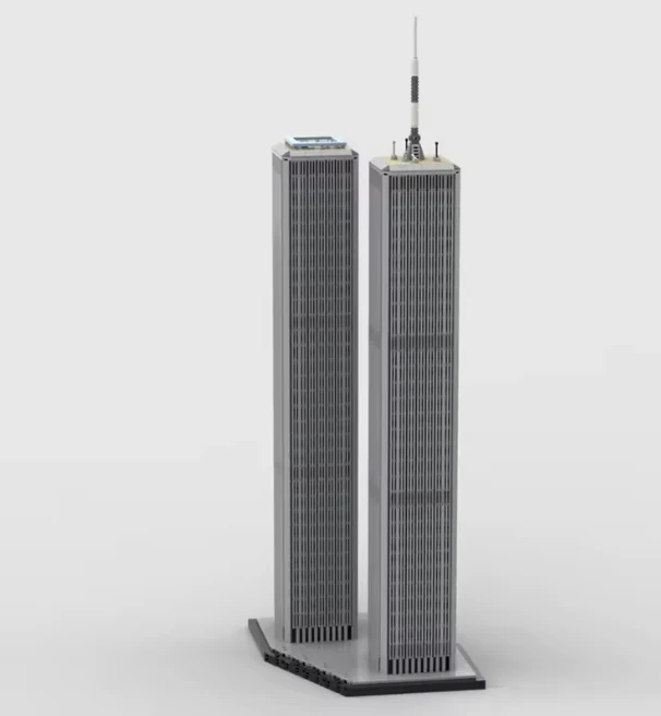 World Trade Center Twin Towers 1:800 Scale 2111