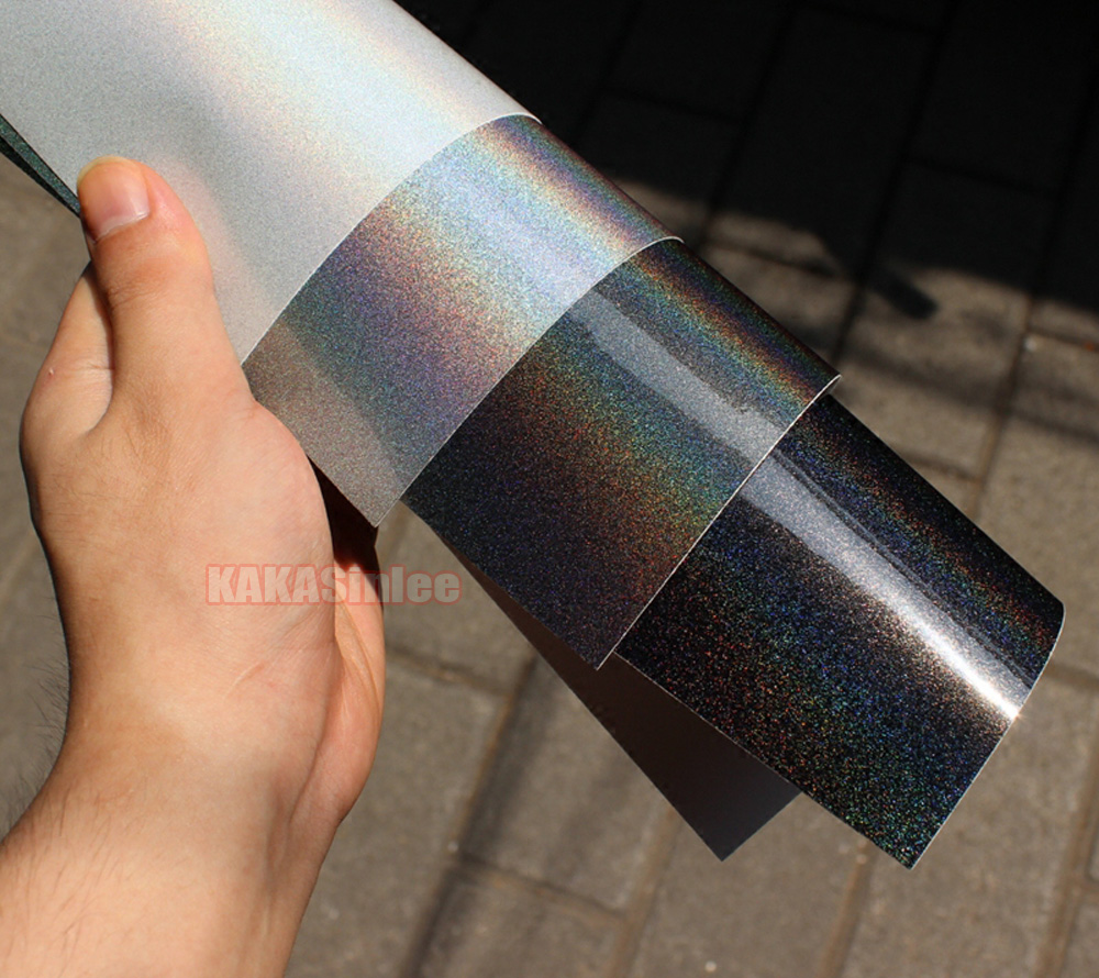 (PET) Glossy Metallic Iridescence Rainbow Mirror Car Vinyl Wrap Sticker