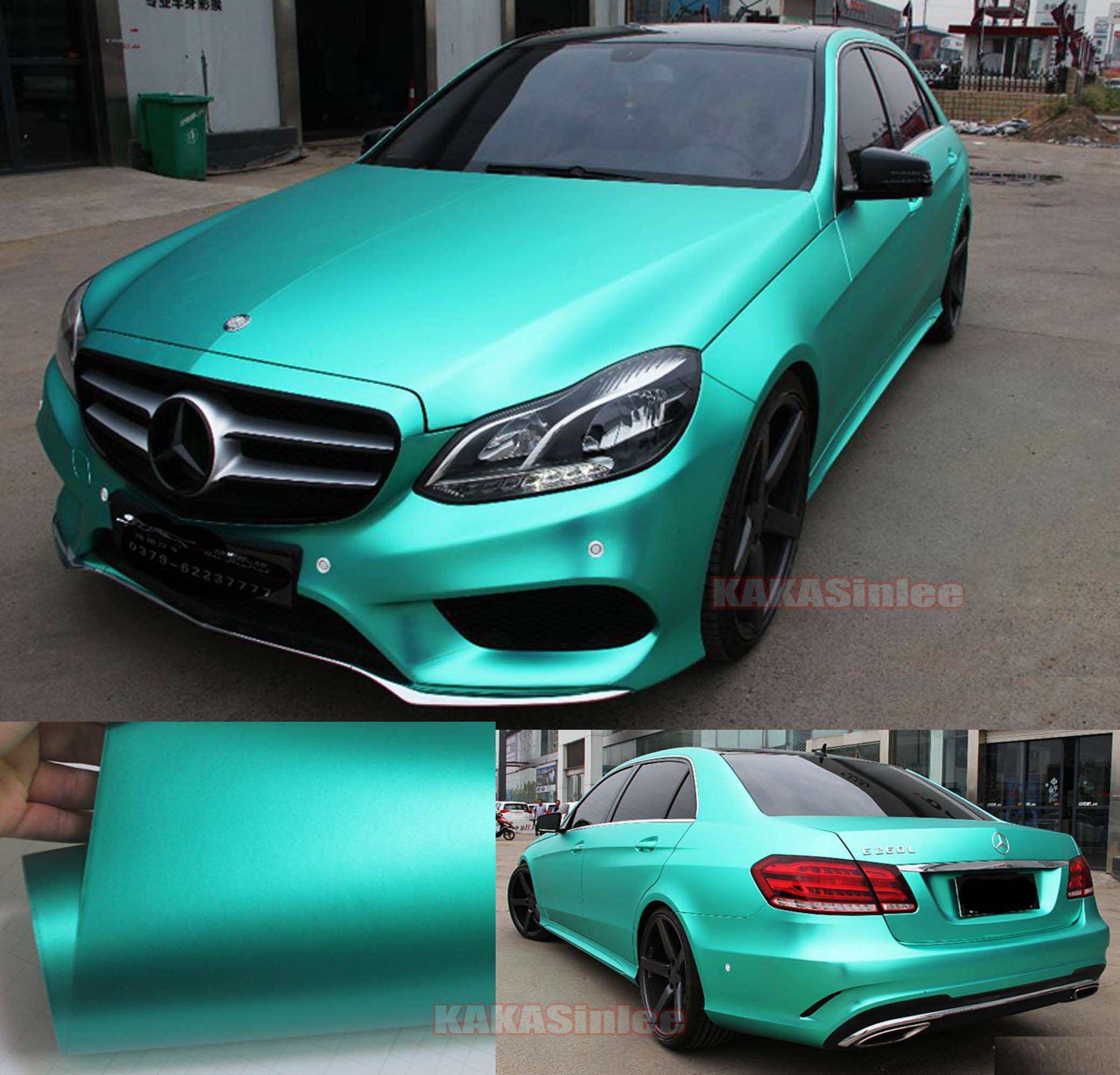 (PET) Super Satin Ceramics Metal Vinyl Wrap Sticker