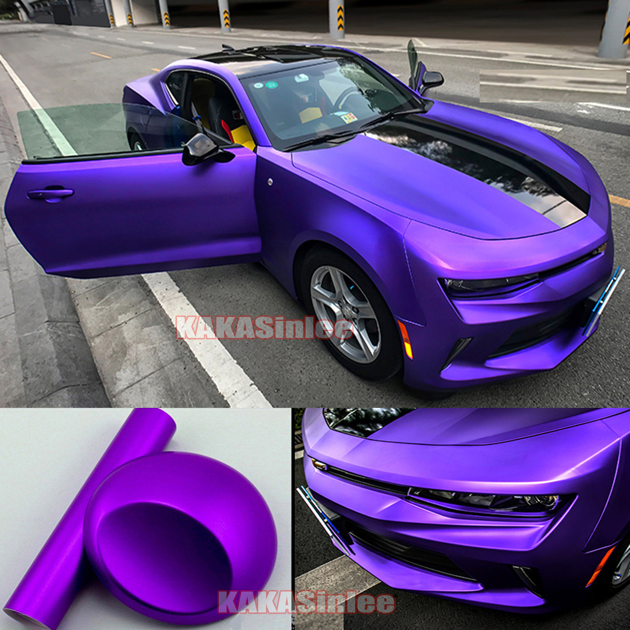 (PET) Super Satin Ceramics Metal Vinyl Wrap Sticker