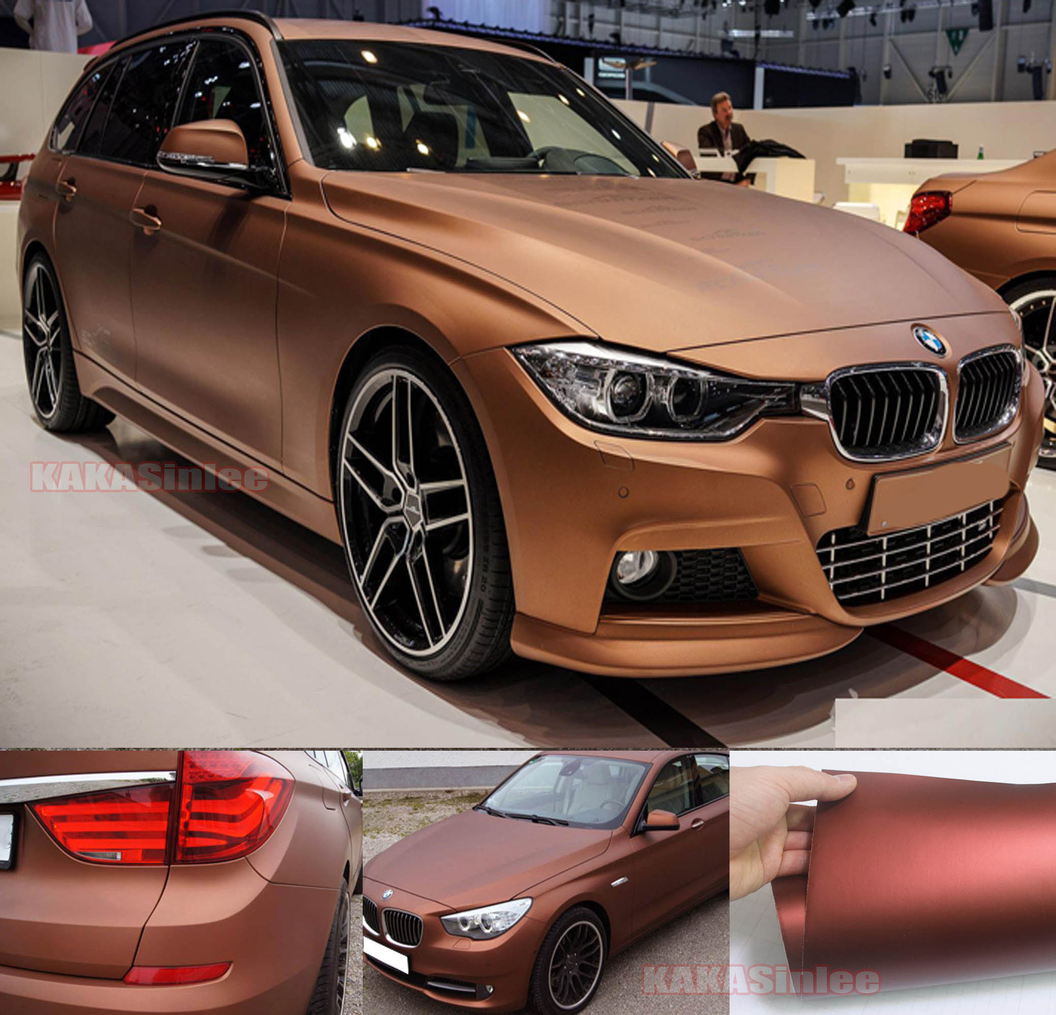 (PET) Super Satin Ceramics Metal Vinyl Wrap Sticker