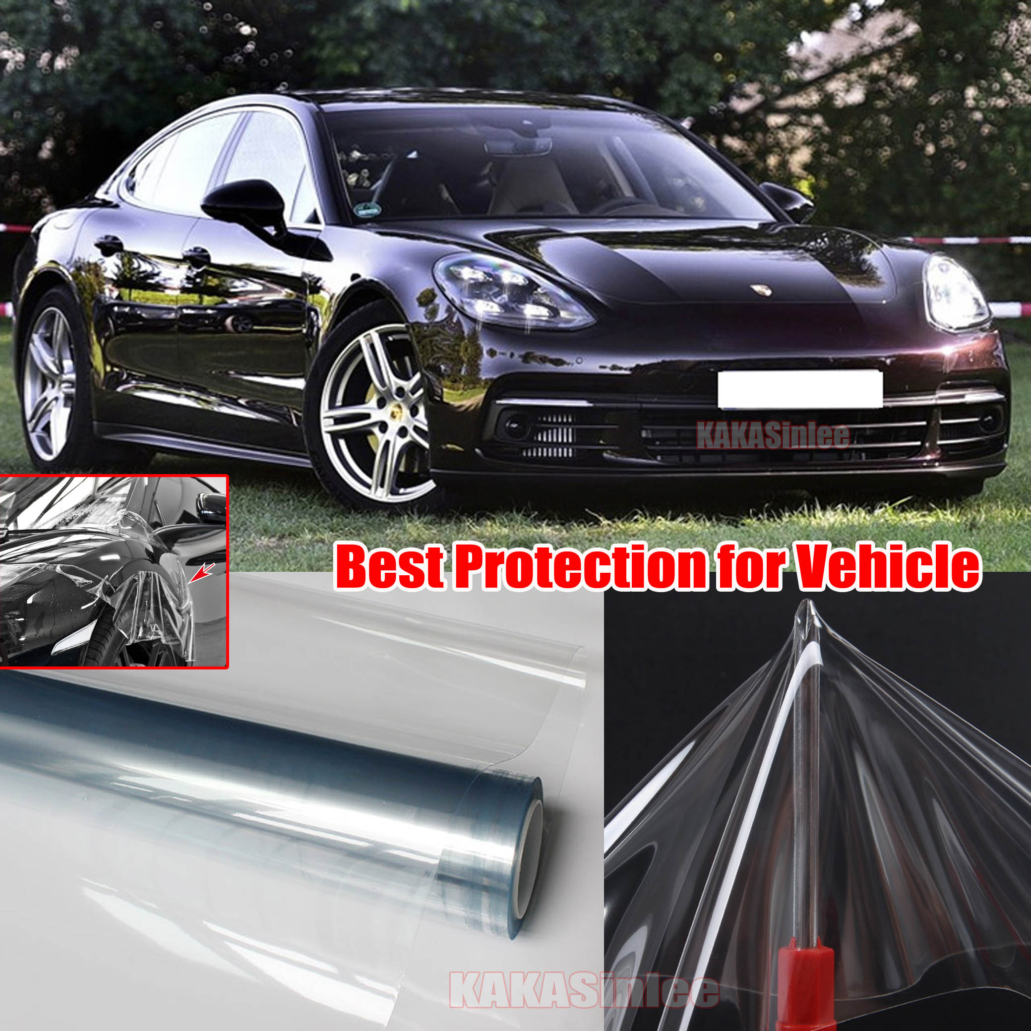 (PET) Car Invisible Cloth Clear Paint Protective Film