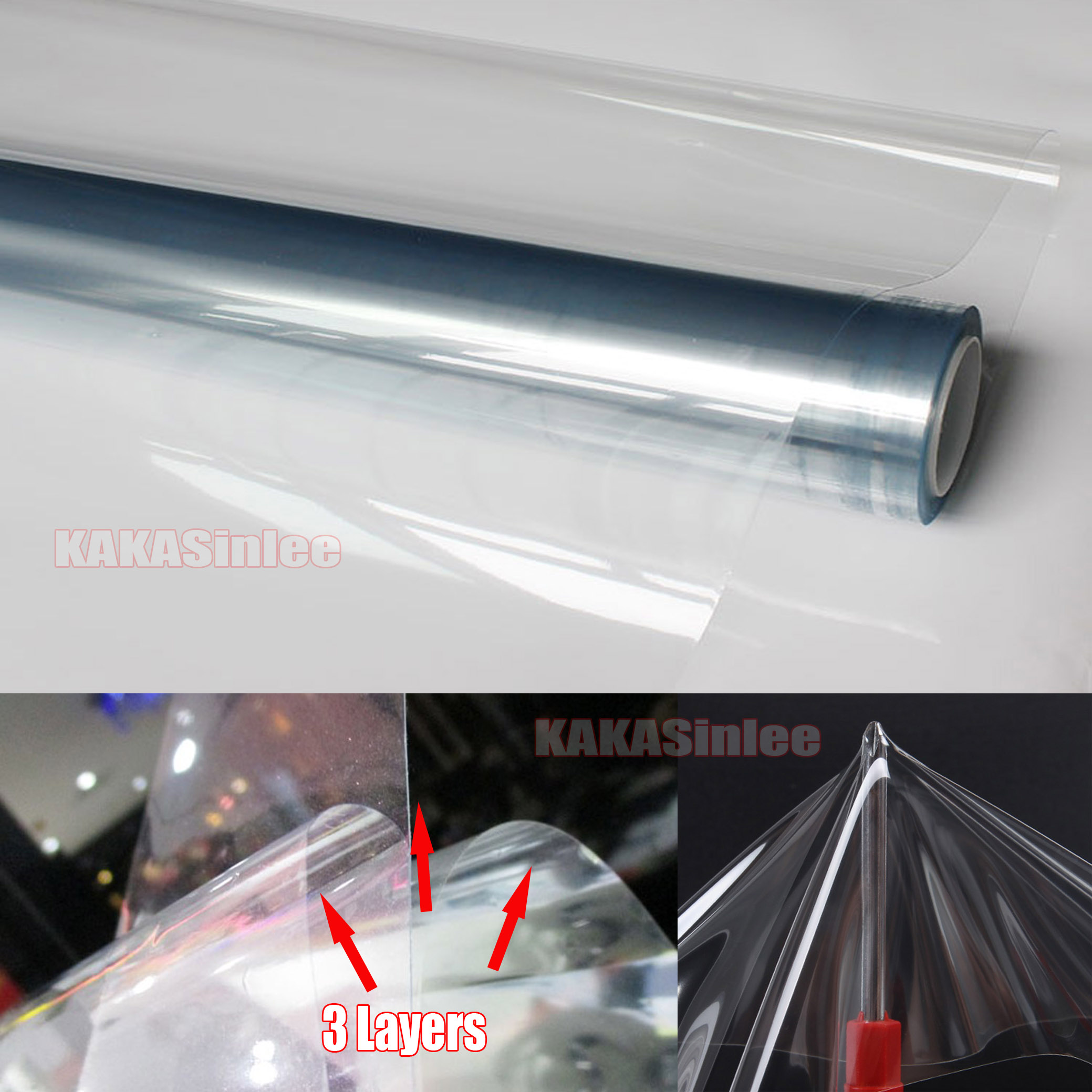 (PET) Car Invisible Cloth Clear Paint Protective Film