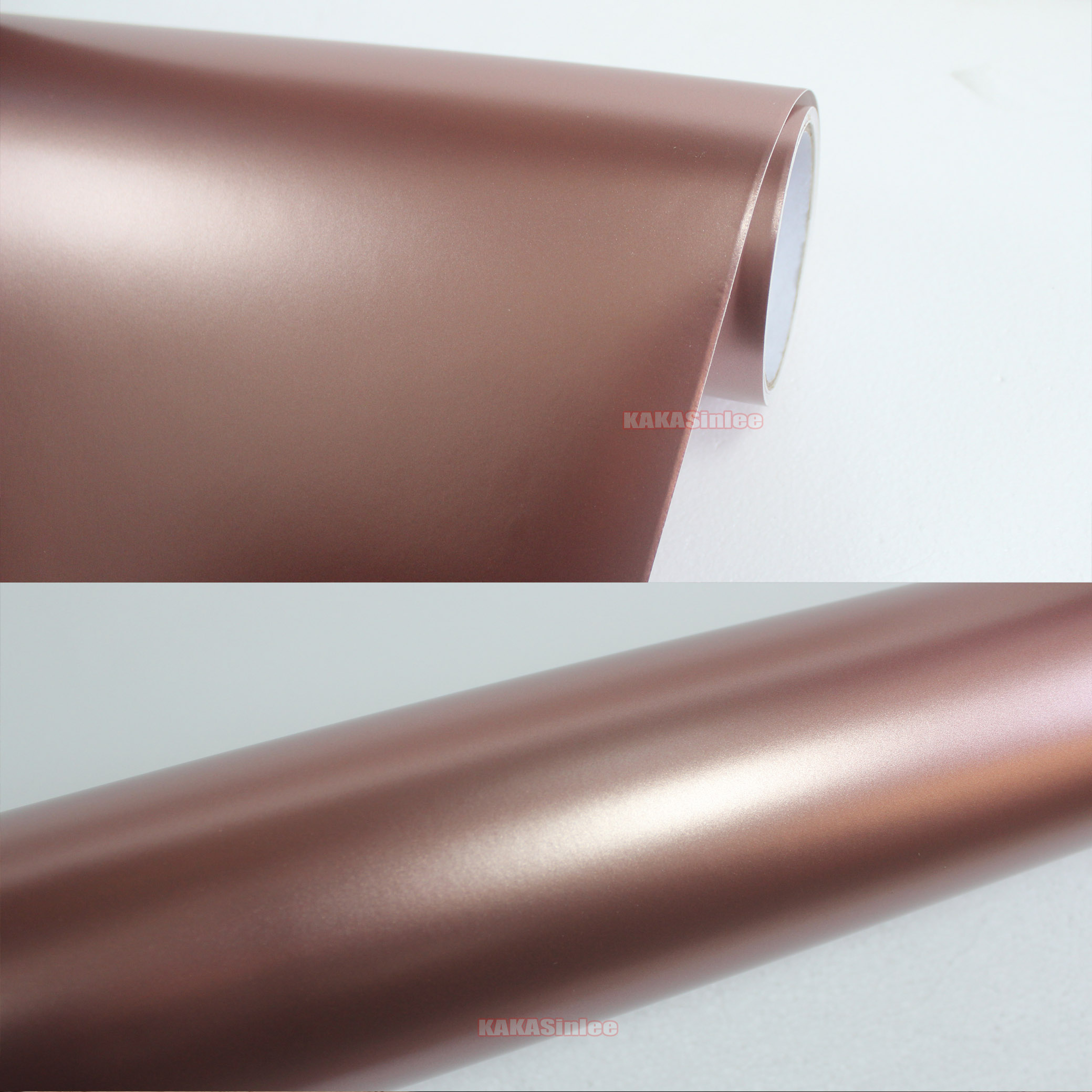 (PET) Satin Pearl Metal Car Vinyl Wrap Sticker Stretchable
