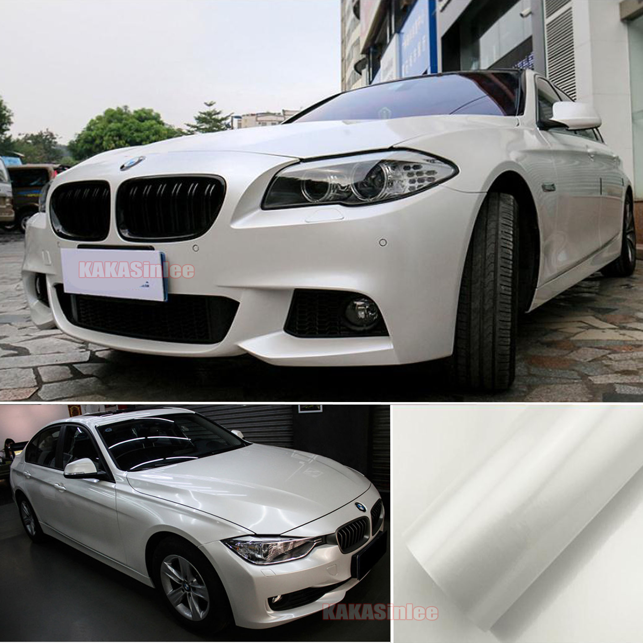 White Chameleon Series - Glossy / Satin Car Wrap Pearl Vinyl Sticker