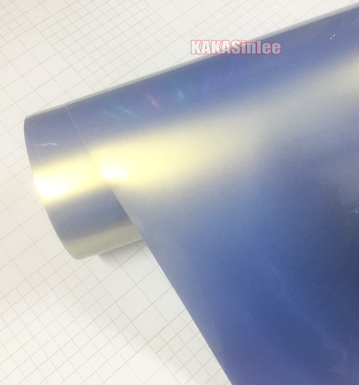 (PET) Glossy Metallic Grey Chameleon Pearl Car Vinyl Wrap Sticker