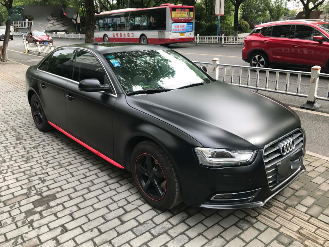 (PET) Whole Car Wrap - Super Matte Black Vinyl Sticker