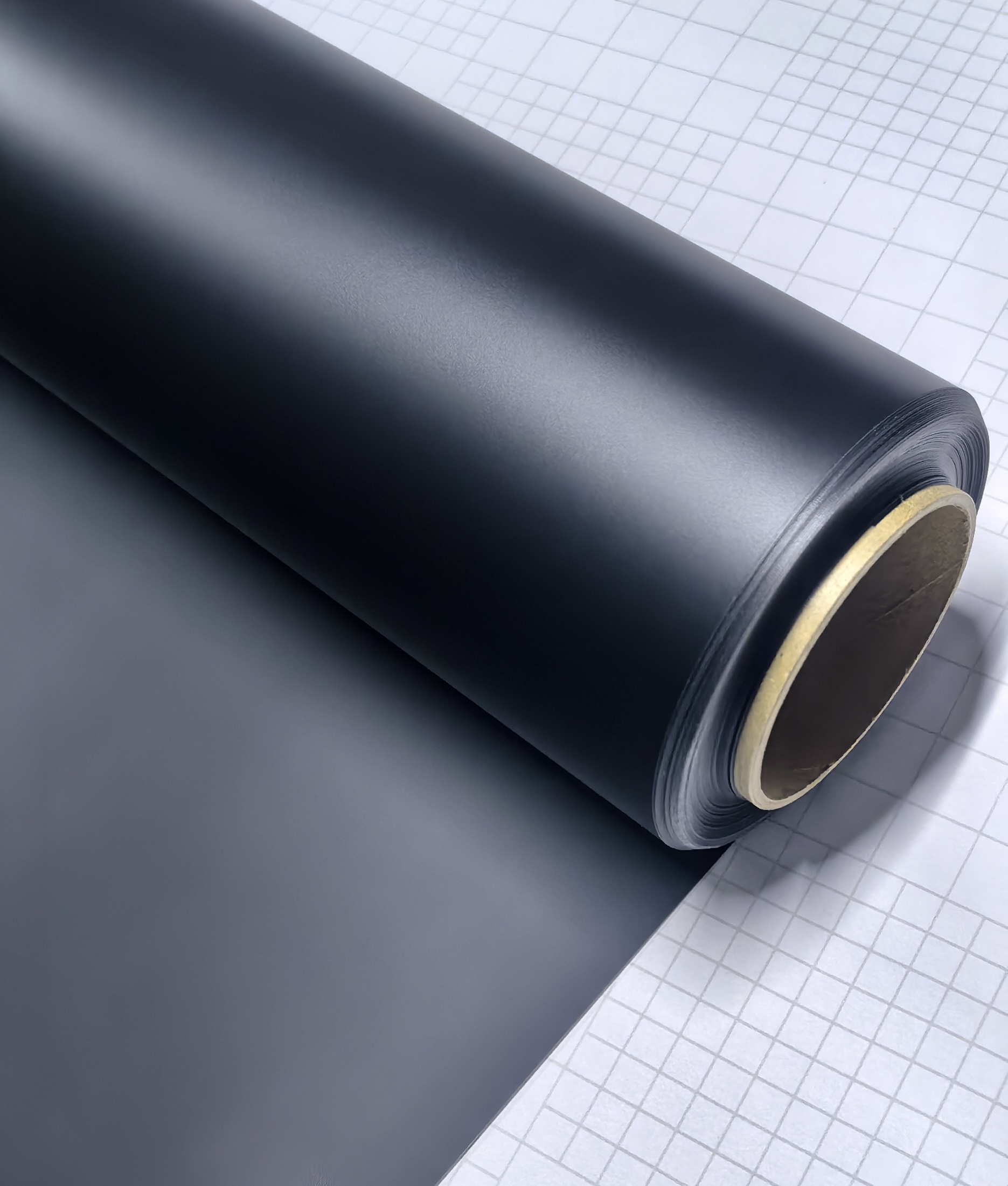 (PET) Whole Car Wrap - Super Matte Black Vinyl Sticker