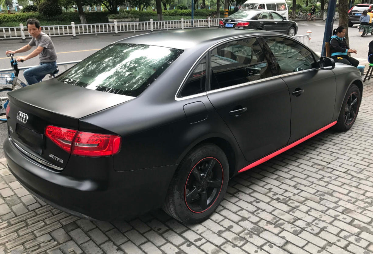 (PET) Whole Car Wrap - Super Matte Black Vinyl Sticker