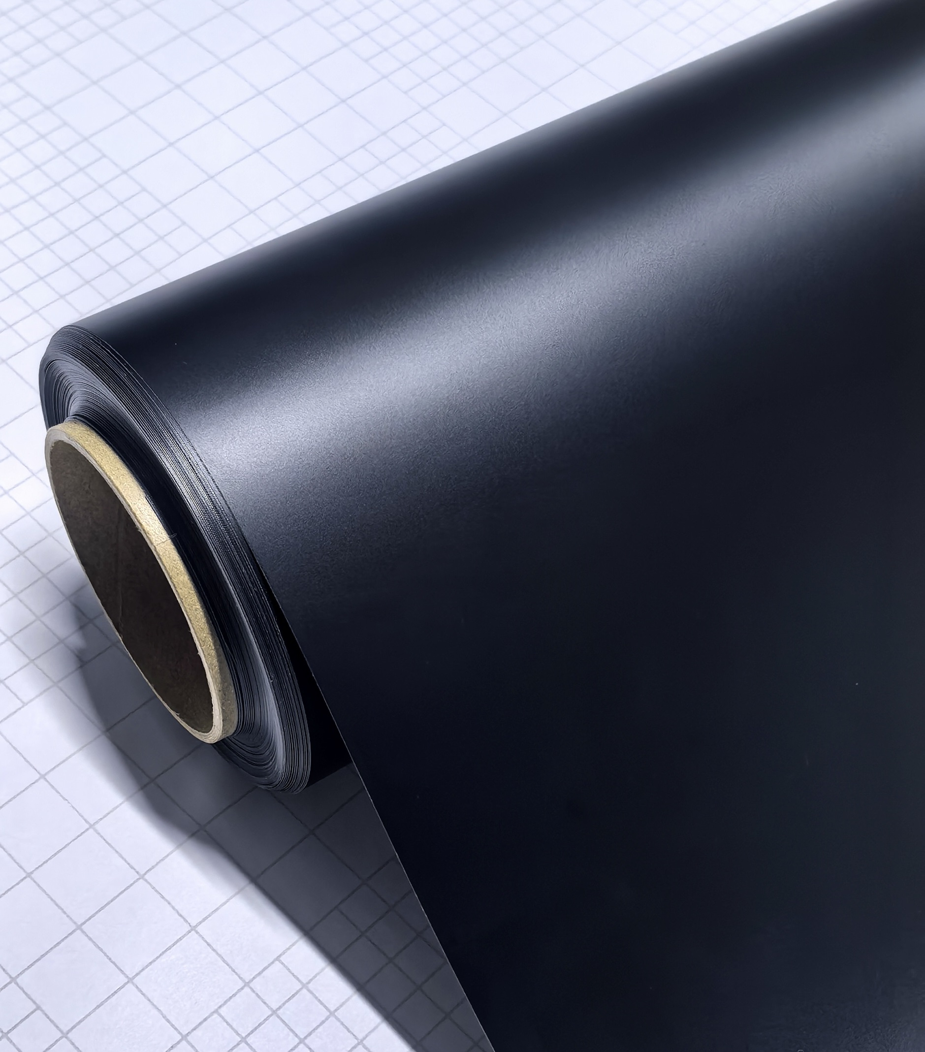 (PET) Whole Car Wrap - Super Matte Black Vinyl Sticker